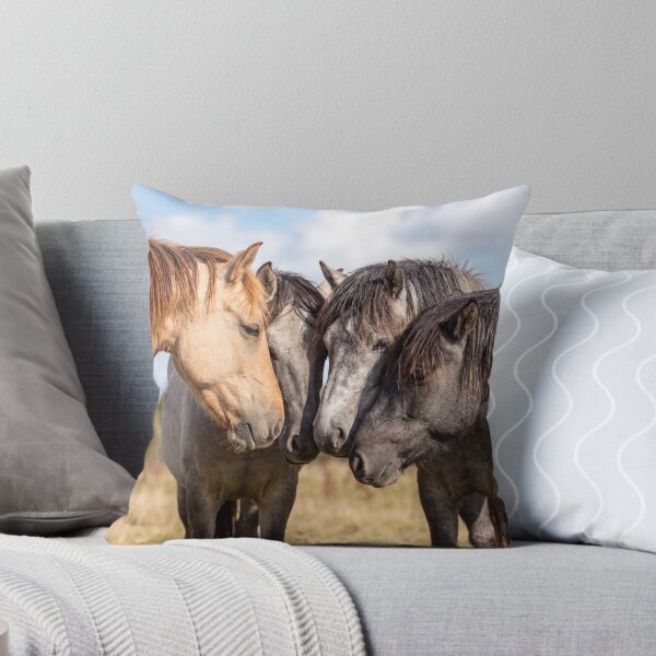 Artikelvorschau, Beautiful Horses Together Peaceful Horse Herd Wildlife Photography entworfen und verkauft von roverte.