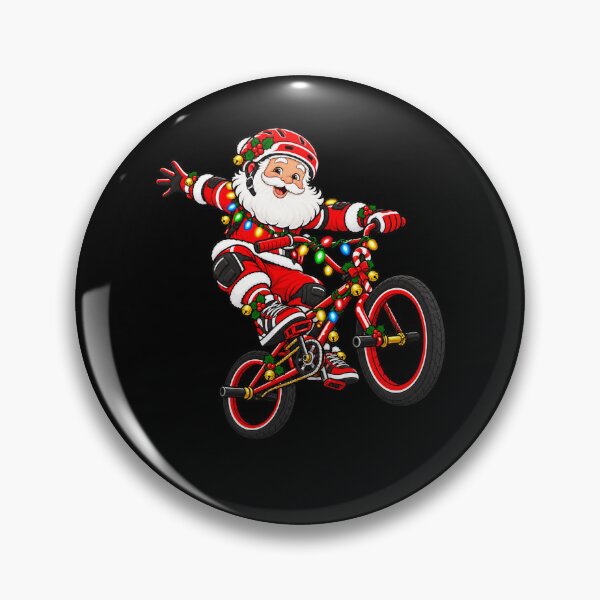 Item preview, BMX Christmas Santa Claus Freestyle Cycling Tricks designed and sold by Street-Beasts.