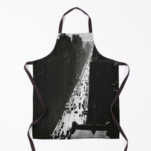 Item preview, New York concrete canyons, Seventh Avenue looking south from 35th Street, Manhattan black and white vintage photograph by Berenice Abbott designed and sold by Astrid Arkhangelsky.