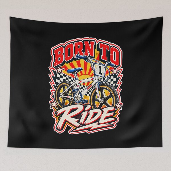 Item preview, Born To Ride Oldschool BMX Sticker Shirt designed and sold by Tong4130.