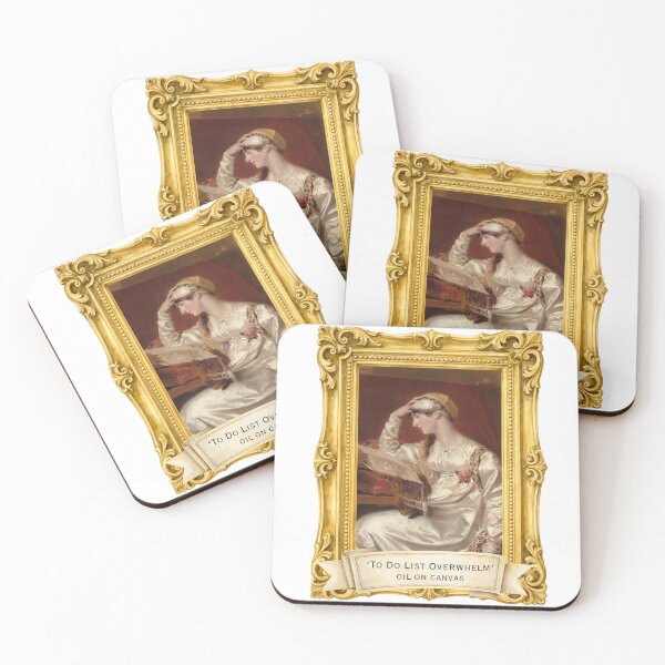 Item preview, To Do List Overwhelm Framed Painting designed and sold by K-Dia.