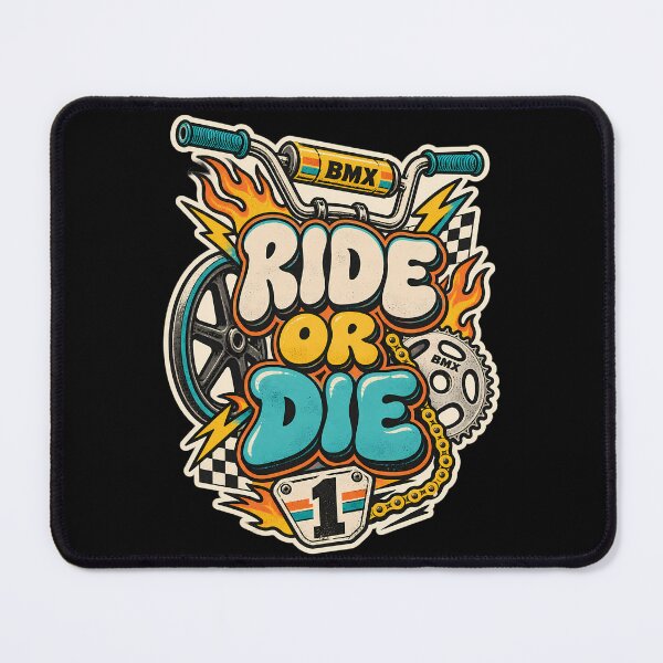 Item preview, Ride Or Die Vintage BMX Sticker Graphic designed and sold by Tong4130.