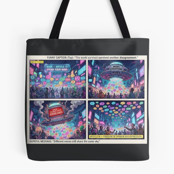 Item preview, Diversity of opinions: A plea for free expression designed and sold by Mianku | Für das Leben.