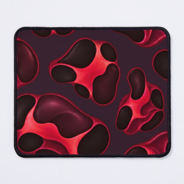 Item preview, Red Liquid Cells – Futuristic Abstract Pattern designed and sold by annenambiro.