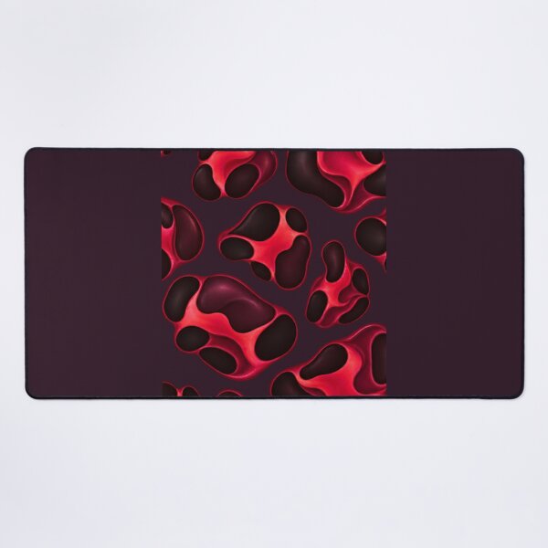 Item preview, Red Liquid Cells – Futuristic Abstract Pattern designed and sold by annenambiro.