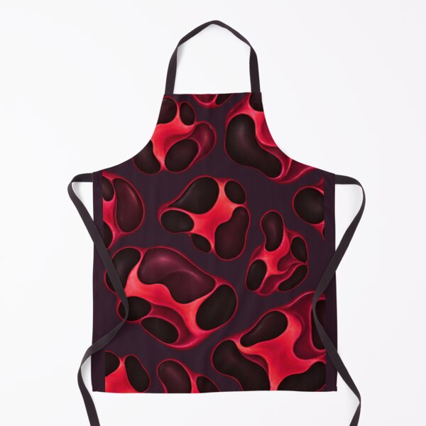 Item preview, Red Liquid Cells – Futuristic Abstract Pattern designed and sold by annenambiro.