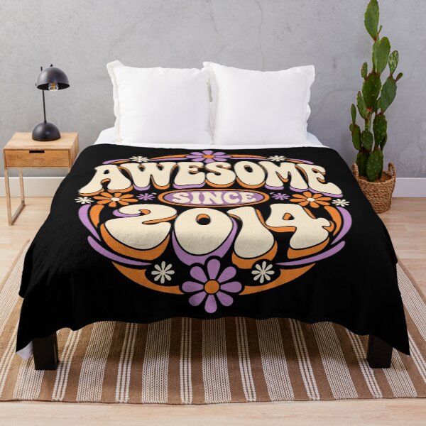 Item preview, Awesome Since 2014 Tenth Birthday Celebration Born 2014 designed and sold by FolkGraphics.