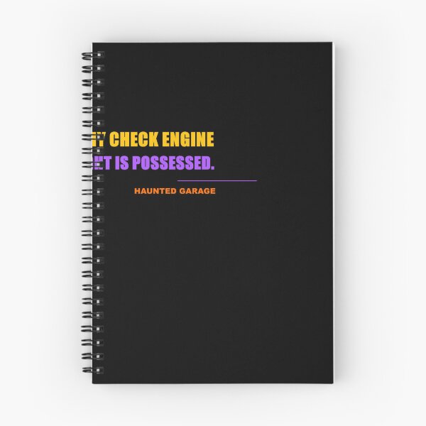 Item preview, Possessed Check Engine Light Halloween Mechanic designed and sold by Lazarescu.