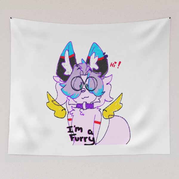 Item preview, Cute Pastel Furry Character - I'm a Furry designed and sold by Zumytox.