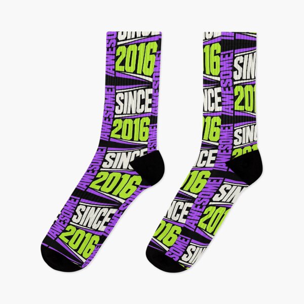 Item preview, Awesome Since 2016 Birth Year Birthday Gift designed and sold by FolkGraphics.