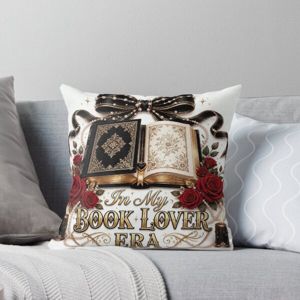 Item preview, In My Book Lover Era Black Bow Red Roses Luxury Old Money Bookish designed and sold by ChotipahArt.