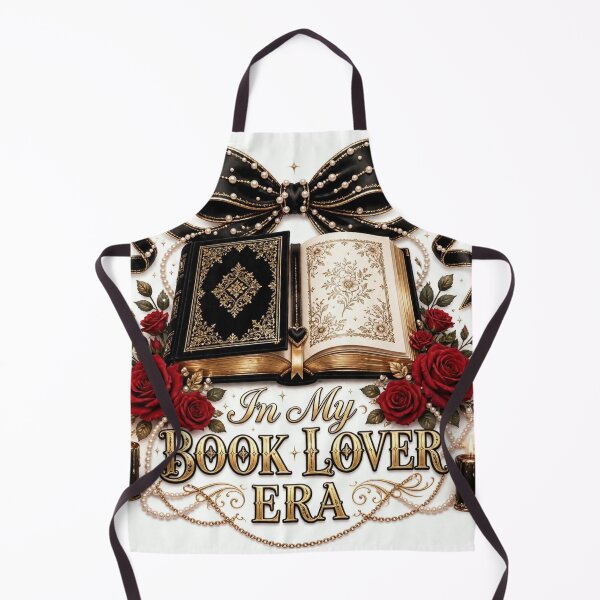 Item preview, In My Book Lover Era Black Bow Red Roses Luxury Old Money Bookish designed and sold by ChotipahArt.