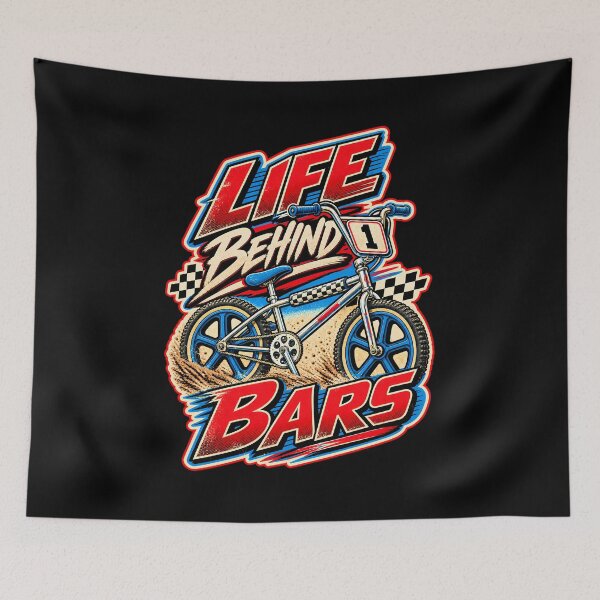 Item preview, Life Behind Bars Oldschool BMX Tee Design designed and sold by Tong4130.