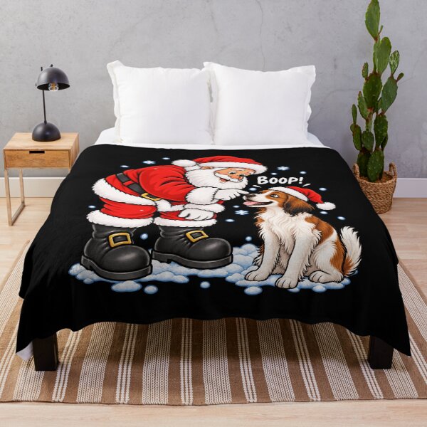 Item preview, Funny Kooikerhondje Dog Santa Boop Merry Chirstmas Mom Dad designed and sold by rafaeltto.