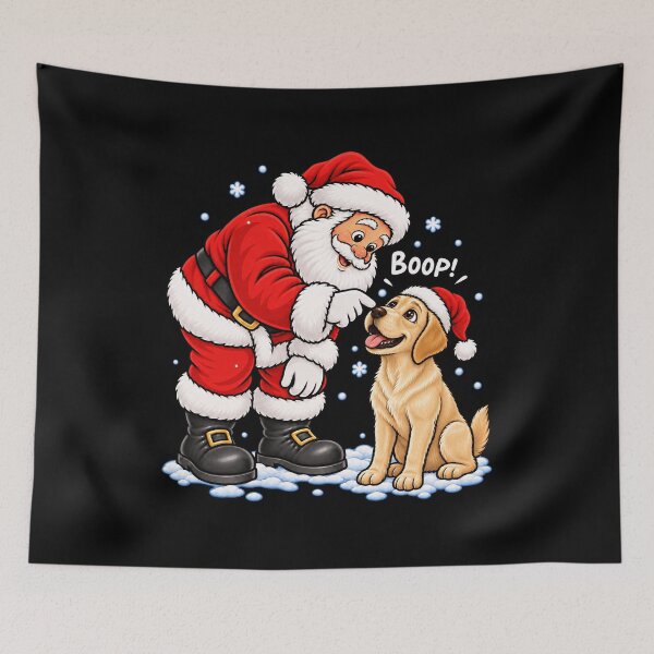 Item preview, Funny Labrador Dog Santa Boop Merry Chirstmas Mom Dad designed and sold by rafaeltto.