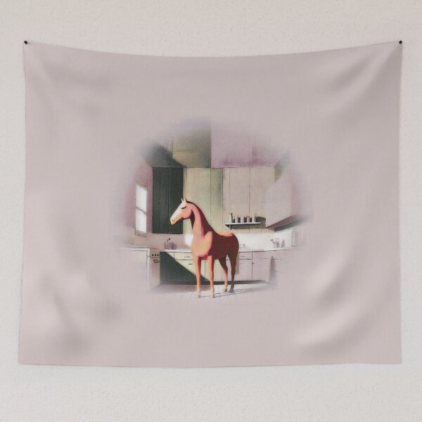Item preview, Horse in a Kitchen designed and sold by zzaim.