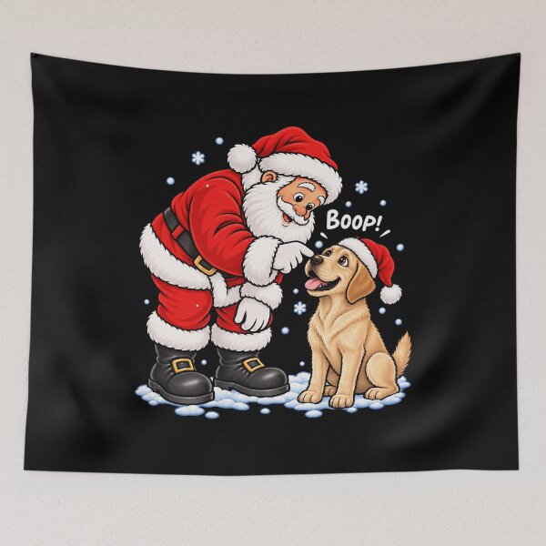 Item preview, Funny Labrador Dog Santa Boop Merry Chirstmas Mom Dad designed and sold by rafaeltto.