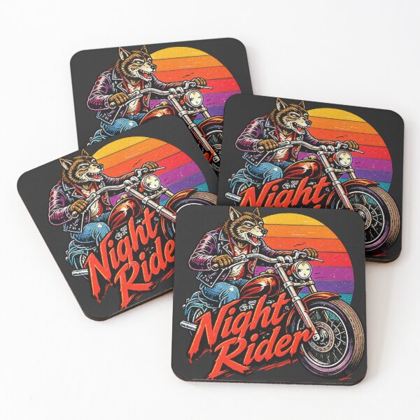 Item preview, Night Rider Werewolf Biker designed and sold by lungpleecha.