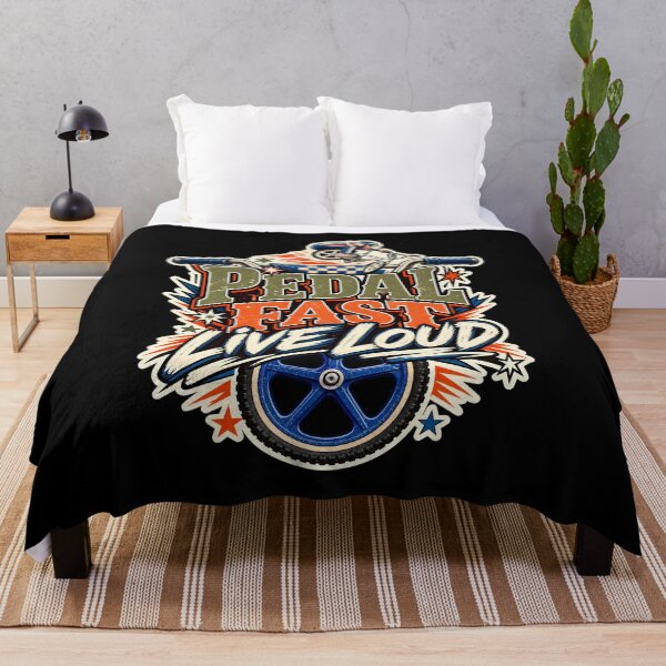 Item preview, Pedal Fast Live Loud BMX Sticker Shirt designed and sold by Tong4130.