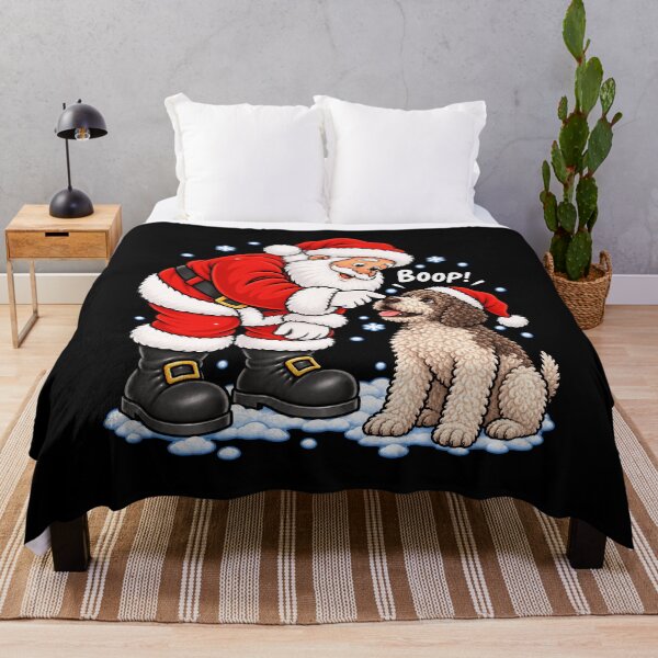 Item preview, Funny Lagotto Romagnolo Dog Santa Boop Merry Chirstmas Mom Dad designed and sold by rafaeltto.