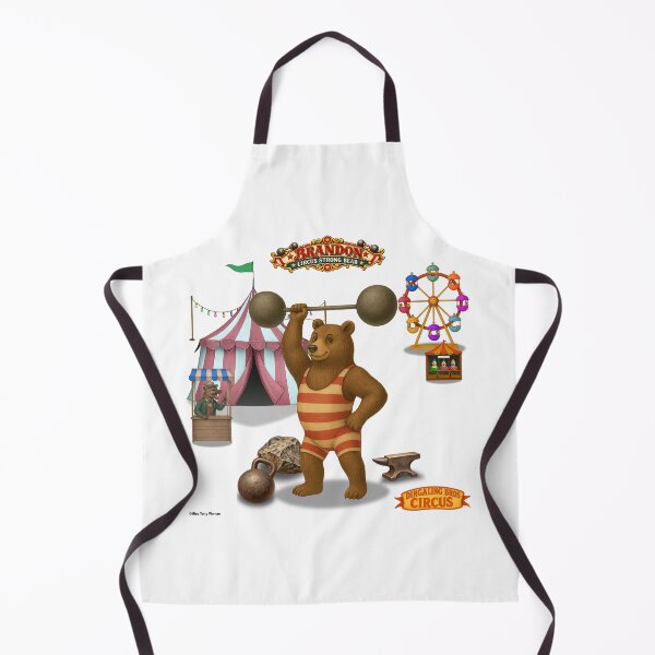 Item preview, Brandon Strong Bear: Vintage Circus Animal Parody designed and sold by MissTerryWoman.