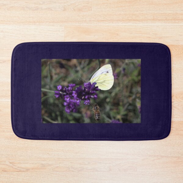 Item preview, Butterfly, bee and lavender photograph designed and sold by Natimo-Studio.