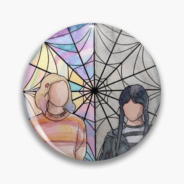 Item preview, Goth Girl and Sunshine Girl Best Friends Sticker designed and sold by FormCo.