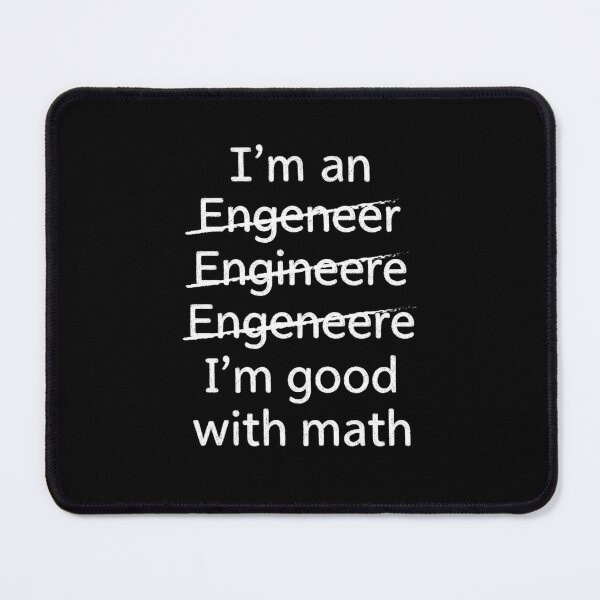 Item preview, I'm Good With Math Funny Engineer Engineering Student Sarcastic Quote designed and sold by YOUNG DREAM STORE.