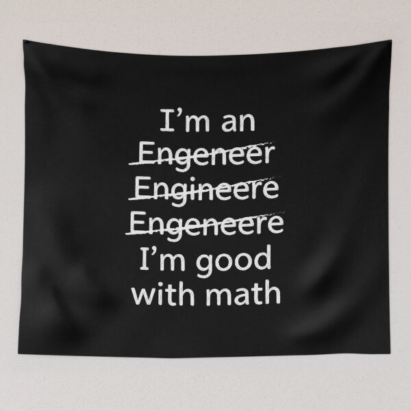 Item preview, I'm Good With Math Funny Engineer Engineering Student Sarcastic Quote designed and sold by YOUNG DREAM STORE.