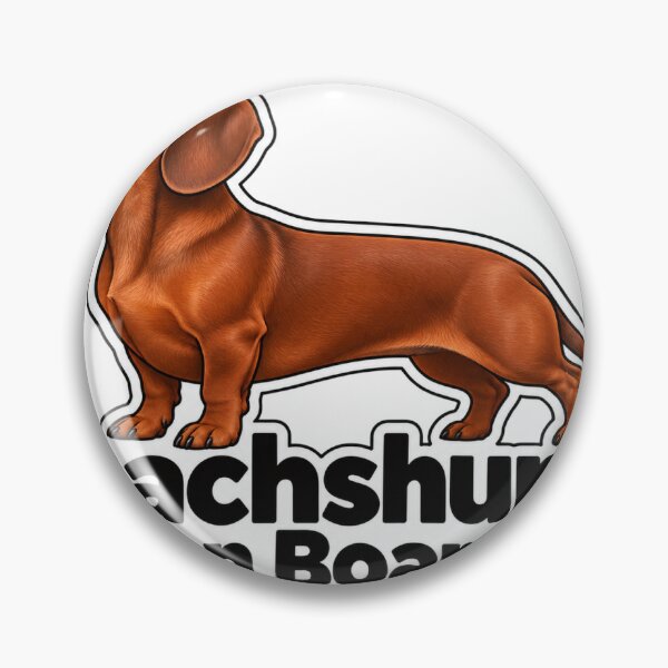 Artikelvorschau, Red Smooth Dachshund - Dachshund on Board Car Sticker entworfen und verkauft von DeutscheIronMan.