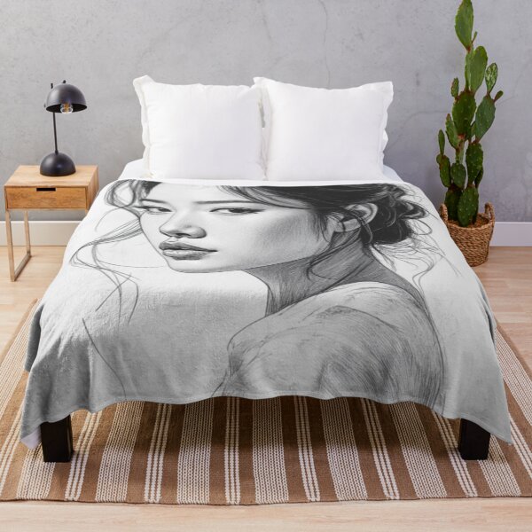 Item preview, Refined Grace - Black and White Portrait Study designed and sold by nhk999.