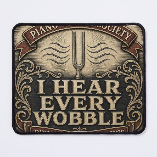Item preview, I Hear Every Wobble Concert Pitch Emblem designed and sold by BoosterShop.