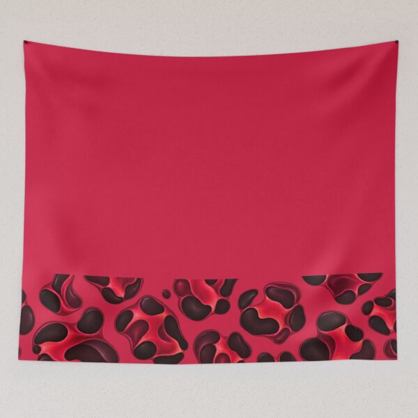 Item preview, Bold Crimson Matrix – Contemporary Fashion Print designed and sold by annenambiro.