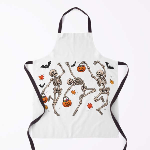Item preview, Funny Dancing Skeletons Halloween Shirt with Pumpkins and Bats designed and sold by tarzbol.