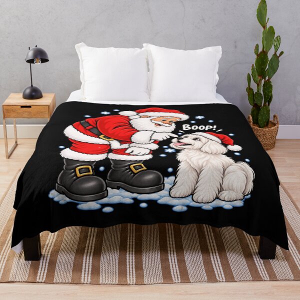 Item preview, Funny Maltese Dog Santa Boop Merry Chirstmas Mom Dad designed and sold by rafaeltto.
