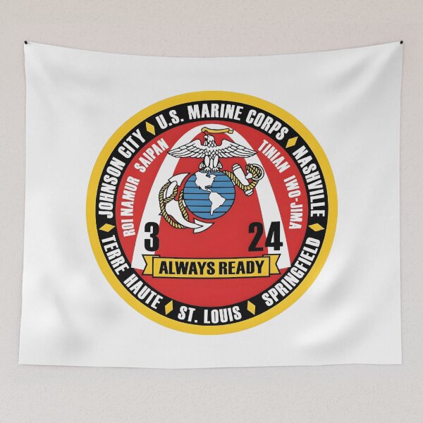 Item preview, 3/24 Marines "Always Ready" Campaign Patch    designed and sold by CharlieDesings.
