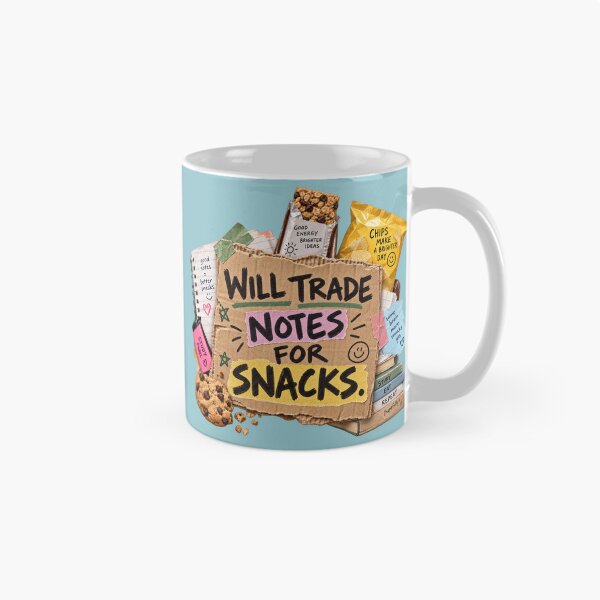 Item preview, Will Trade Notes for Snacks - Funny College Study Humor designed and sold by Ink and Wink.