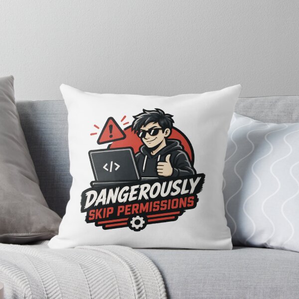 Item preview, Dangerously Skip Permissions Funny Programmer Tech Humor Graphic Design LIMITED EDITION designed and sold by NumandisArt.