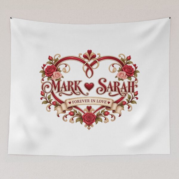 Item preview, Mark and Sarah Forever in love  designed and sold by Atlant11.