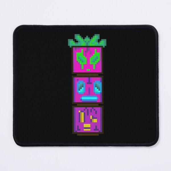 Item preview, Psychedelic Pixel Totem - Neon Tiki Statue RPG Game designed and sold by RetroRlx.