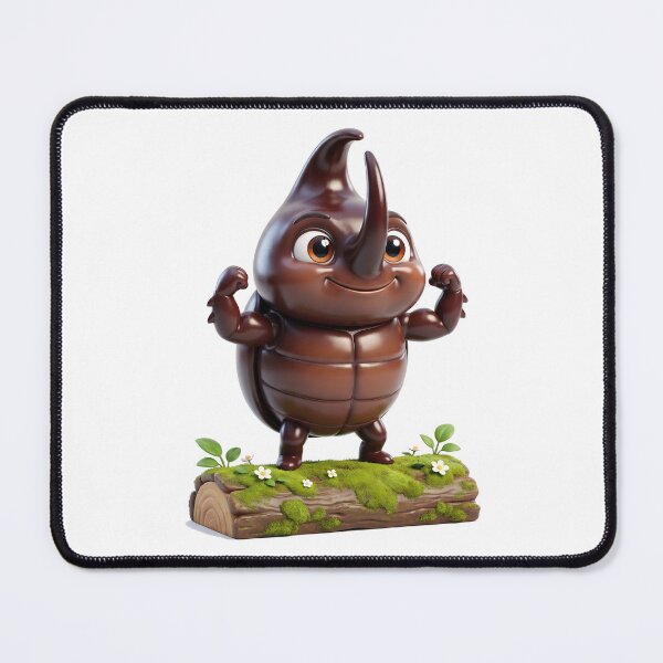 Item preview, Strong Rhinoceros Beetle Flexing Muscles designed and sold by Thanat Pattern Studio.