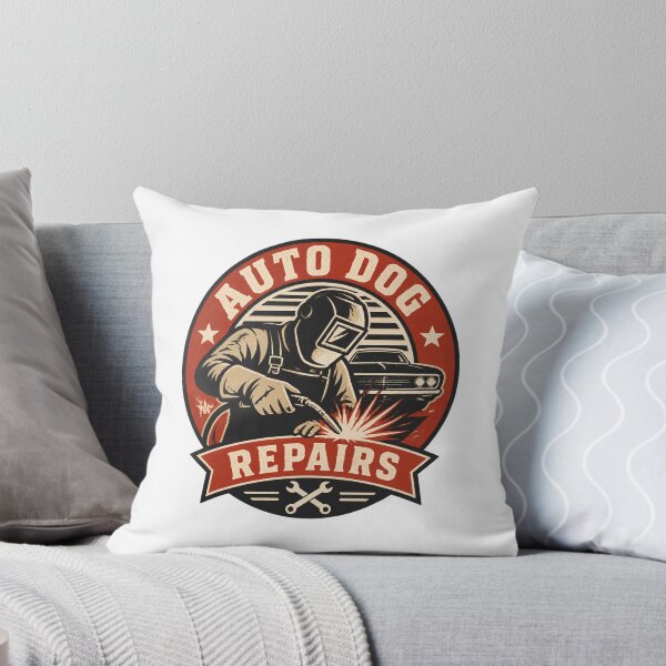 Item preview, Auto Dog Repairs Retro Vintage Garage Design with Classic Style LIMITED EDITION designed and sold by Trendish _LY.
