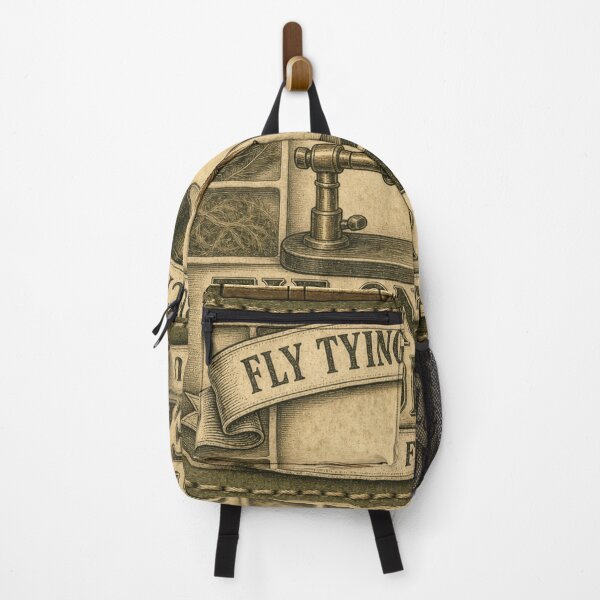 Item preview, Tie One More Before Bed Fly Tying Badge designed and sold by BoosterShop.