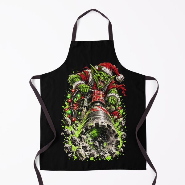 Item preview, Christmas Goblin Core Drill Monster Holiday Horror Design designed and sold by Meandmyshop.