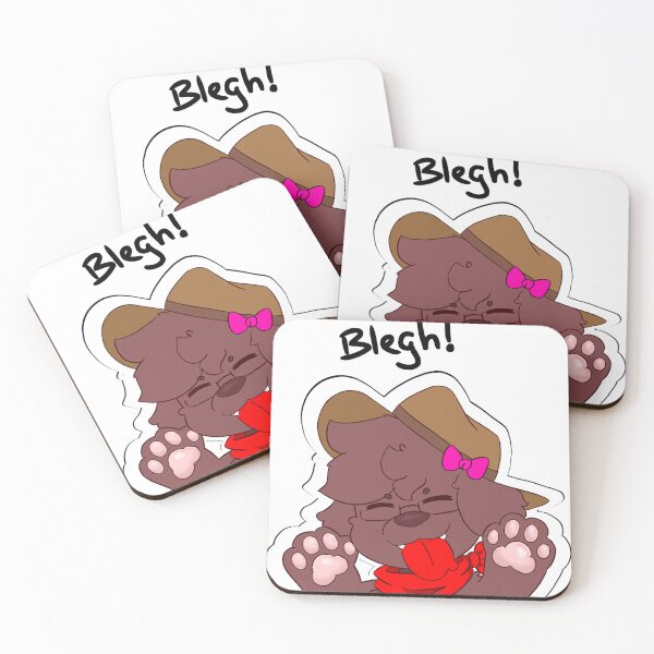 Item preview, Cute Sleepy Puppy Blegh Art Sticker designed and sold by Zumytox.