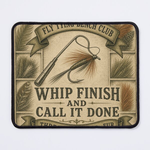 Item preview, Whip Finish And Call It Done Fly Tying Emblem designed and sold by BoosterShop.