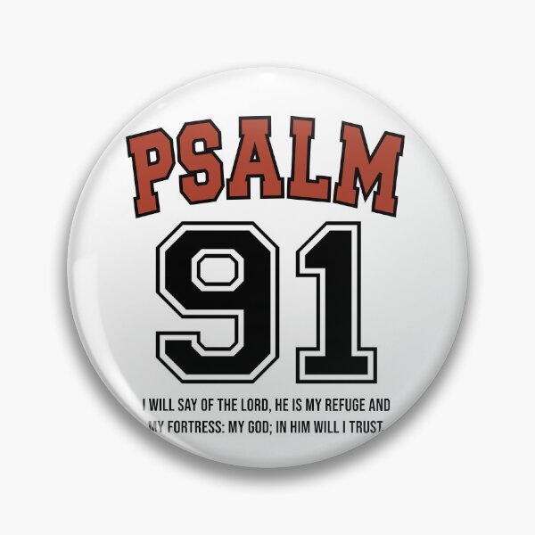 Item preview, Psalm 91 Christian Retro Catholic design designed and sold by DigitalDesignBPM.