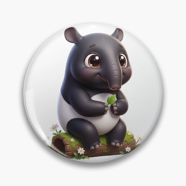 Item preview, Cute Malayan Tapir designed and sold by Thanat Pattern Studio.