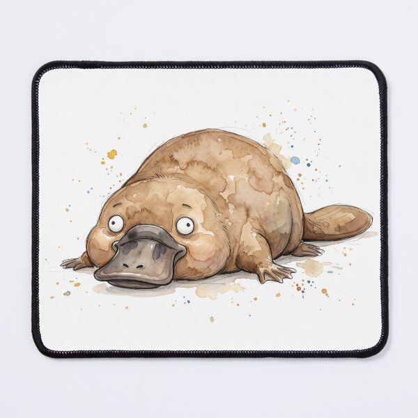 Item preview, Cute Tired Platypus Laying Down designed and sold by Digitalphoto4u.