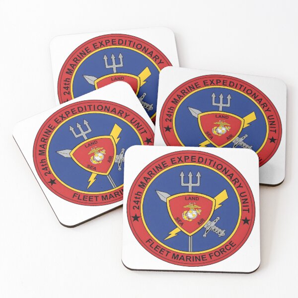 Item preview, 24th Marine Expeditionary Unit Fleet Marine Force Patch designed and sold by CharlieDesings.